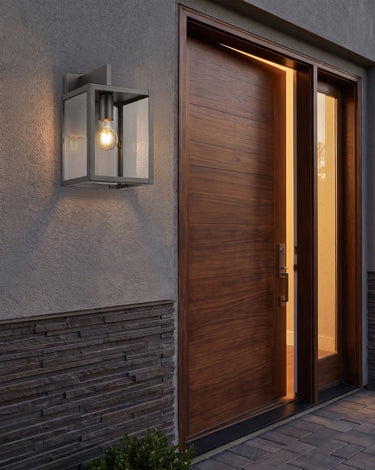 Westbrook Sconce shown in the Gunmetal finish with a Clear shade - 94421-GM-CL 2