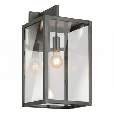 Westbrook Sconce shown in the Gunmetal finish with a Clear shade - 94521-GM-CL