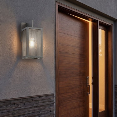 Westbrook Sconce shown in the Gunmetal finish with a Seedy shade - 94321-GM-SDY 2