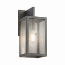 Westbrook Sconce shown in the Gunmetal finish with a Seedy shade - 94321-GM-SDY