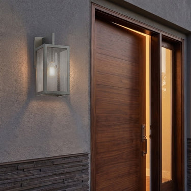 Westbrook Sconce shown in the Gunmetal finish with a Seedy shade - 94421-GM-SDY 2