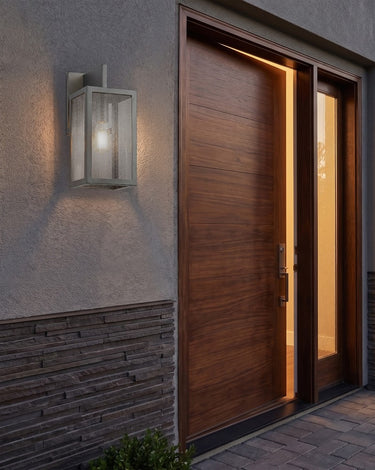 Westbrook Sconce shown in the Gunmetal finish with a Seedy shade - 94421-GM-SDY 2
