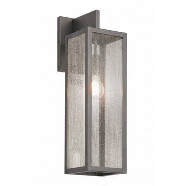 Westbrook Sconce shown in the Gunmetal finish with a Seedy shade - 94431-GM-SDY