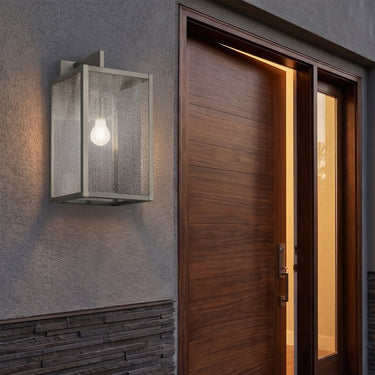 Westbrook Sconce shown in the Gunmetal finish with a Seedy shade - 94521-GM-SDY 2