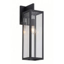 Westbrook Sconce shown in the Matte Black finish with a Clear shade - 94431-BK-CL