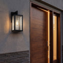 Westbrook Sconce shown in the Matte Black finish with a Seedy shade - 94321-BK-SDY 2