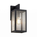 Westbrook Sconce shown in the Matte Black finish with a Seedy shade - 94321-BK-SDY