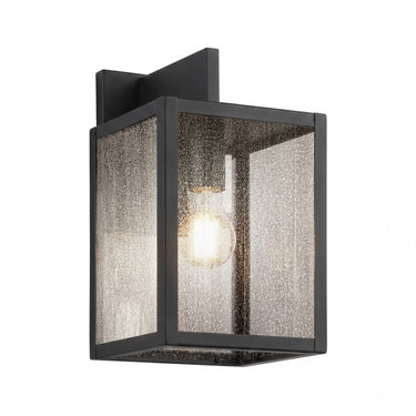 Westbrook Sconce shown in the Matte Black finish with a Seedy shade - 94421-BK-SDY 