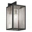 Westbrook Sconce shown in the Matte Black finish with a Seedy shade - 94521-BK-SDY
