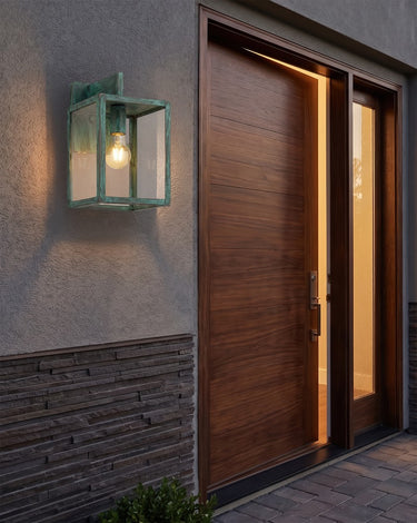 Westbrook Sconce shown in the Verde Green finish with a Clear shade - 94421-VG-CL 2