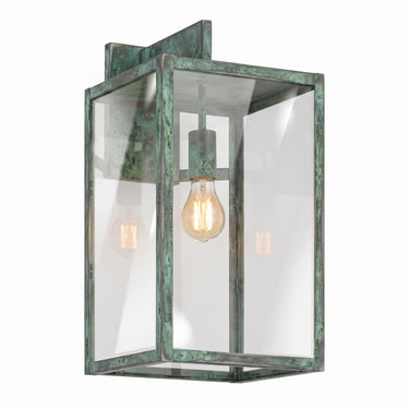 Westbrook Sconce shown in the Verde Green finish with a Clear shade - 94521-VG-CL