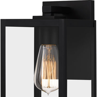Westover 1 Light Outdoor Wall Sconce in Earth Black 2