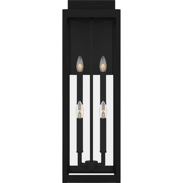 Westover 4 Light Outdoor Wall Sconce in Earth Black 3