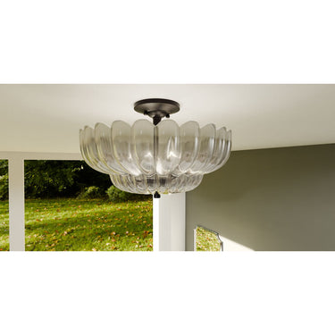 Whitecap 3 Light Semi-Flush Mount 3