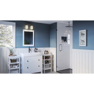 Wilburn 2 Light Bath Light in Matte Black 7