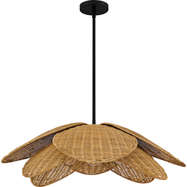 Willa 4 Light Pendant in Matte Black 1