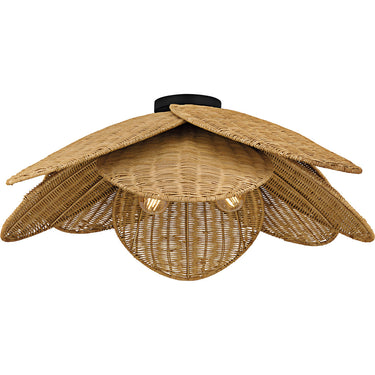 Willa 4 Light Semi-Flush Mount in Matte Black 4