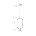 Z-Lite 10.25" Saros 1 Light Pendant image 7