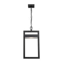 Z-Lite 10.5" Luttrel 1 Light Outdoor Chain Mount Ceiling Fixture image 1