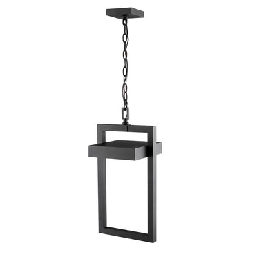 Z-Lite 10.5" Luttrel 1 Light Outdoor Chain Mount Ceiling Fixture image 3