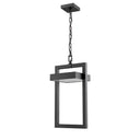 Z-Lite 10.5" Luttrel 1 Light Outdoor Chain Mount Ceiling Fixture image 4