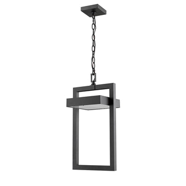 Z-Lite 10.5" Luttrel 1 Light Outdoor Chain Mount Ceiling Fixture image 4