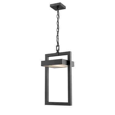 Z-Lite 10.5" Luttrel 1 Light Outdoor Chain Mount Ceiling Fixture image