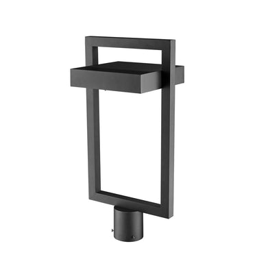 Z-Lite 10.5" Luttrel Glass 1 Light Outdoor Post Mount Fixture image 3