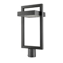 Z-Lite 10.5" Luttrel Glass 1 Light Outdoor Post Mount Fixture image 4
