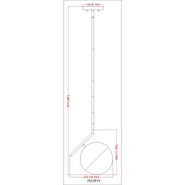 Z-Lite 10.75" Realm Sphere 1 Light Pendant image 21