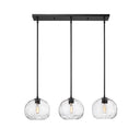 Z-Lite 10" Chloe 3 Light Linear Chandelier image 1