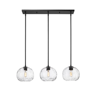 Z-Lite 10" Chloe 3 Light Linear Chandelier image 1