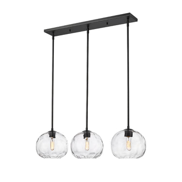 Z-Lite 10" Chloe 3 Light Linear Chandelier image 2