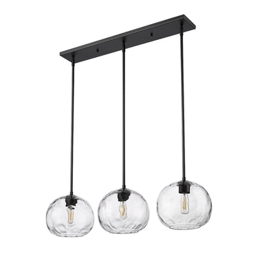 Z-Lite 10" Chloe 3 Light Linear Chandelier image 4
