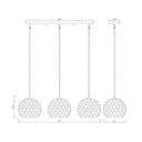 Z-Lite 10" Chloe 3 Light Linear Chandelier image 7
