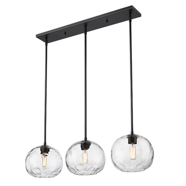Z-Lite 10" Chloe 3 Light Linear Chandelier image