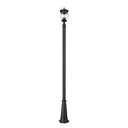 Z-Lite 10" Davina 3 Light Outdoor Post Mounted Fixture image 1