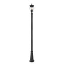 Z-Lite 10" Davina 3 Light Outdoor Post Mounted Fixture image 2
