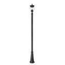 Z-Lite 10" Davina 3 Light Outdoor Post Mounted Fixture image