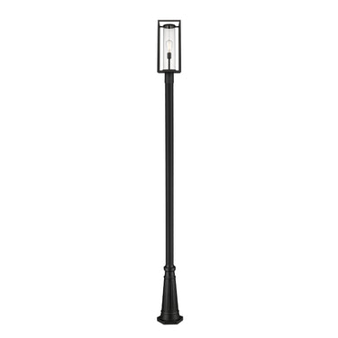 Z-Lite 10" Dunbroch 1 Light Outdoor Post Mounted Fixture image 1