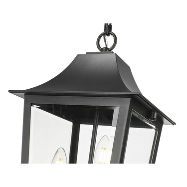 Z-Lite 10" Gannon 3 Light Outdoor Chain Mount Ceiling Fixture image 3