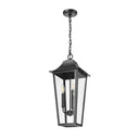 Z-Lite 10" Gannon 3 Light Outdoor Chain Mount Ceiling Fixture image 4