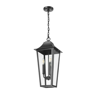 Z-Lite 10" Gannon 3 Light Outdoor Chain Mount Ceiling Fixture image 4