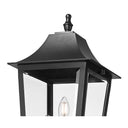 Z-Lite 10" Gannon Glass 3 Light Outdoor Post Mounted Fixture image 3