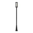 Z-Lite 10" Glenwood Glass 1 Light Outdoor Post Mounted Fixture image