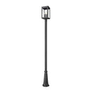 Z-Lite 10" Hartwell Glass 4 Light Outdoor Post Mounted Fixture image 4