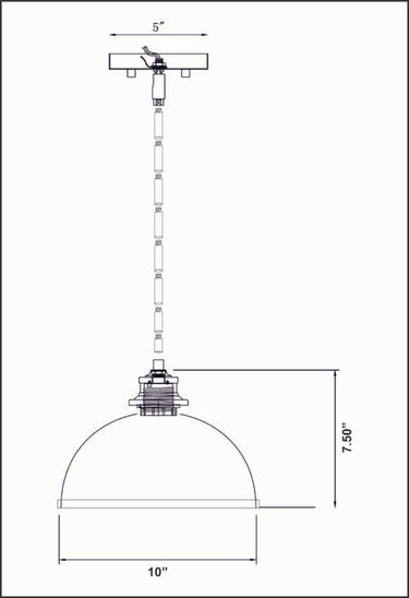 Z-Lite 10" Landry 1 Light Pendant image 35