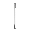 Z-Lite 10" Leland Glass 1 Light Outdoor Post Mounted Fixture image 2
