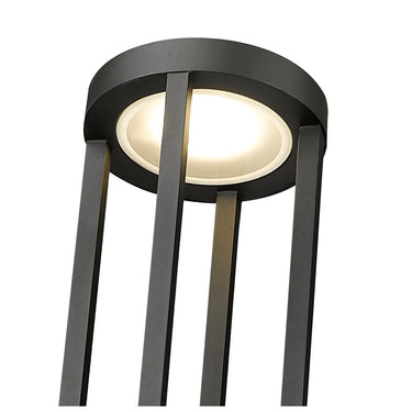 Z-Lite 10" Leland Glass 1 Light Outdoor Post Mounted Fixture image 3