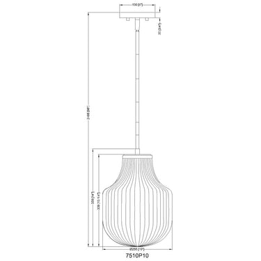 Z-Lite 10" Newbury 1 Light Pendant image 14